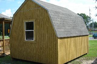 10 x 16 Barn Back View