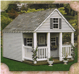  8 x 12 Fancy Playhouse